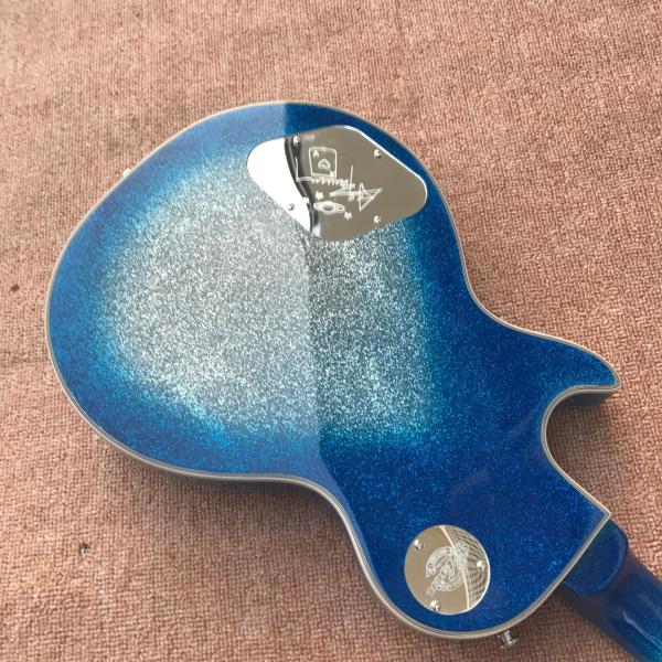 New high quality big silver powder silver hardware 3 pickup trucks and 6 strings electric guitar