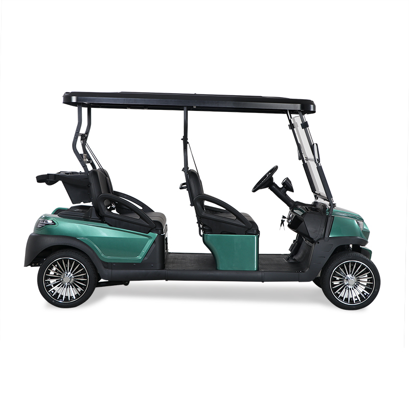 Electric Golf Carts Designed with Comfortable Seating for Four People