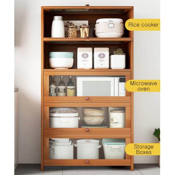 Mail Packing Minimalist Kitchen Sideboard Cabinets Household Cupboard Multi-layer Storage Cabinet Villa Floor-to-ceiling Locker with Door