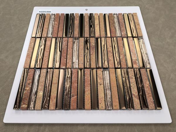 Stunning 282x294mm Interior Wall Natural Stone Mosaics For Dining Room and Creative Decoration