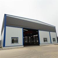 Galvanized Steel Structure Warehouse with Sa 2.5 Shot Blasting Level and European S235 & S355 Material Grade