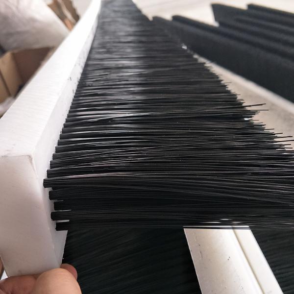 ПВХ-базовая щетка из лата белая нейлоновая плоская щетка