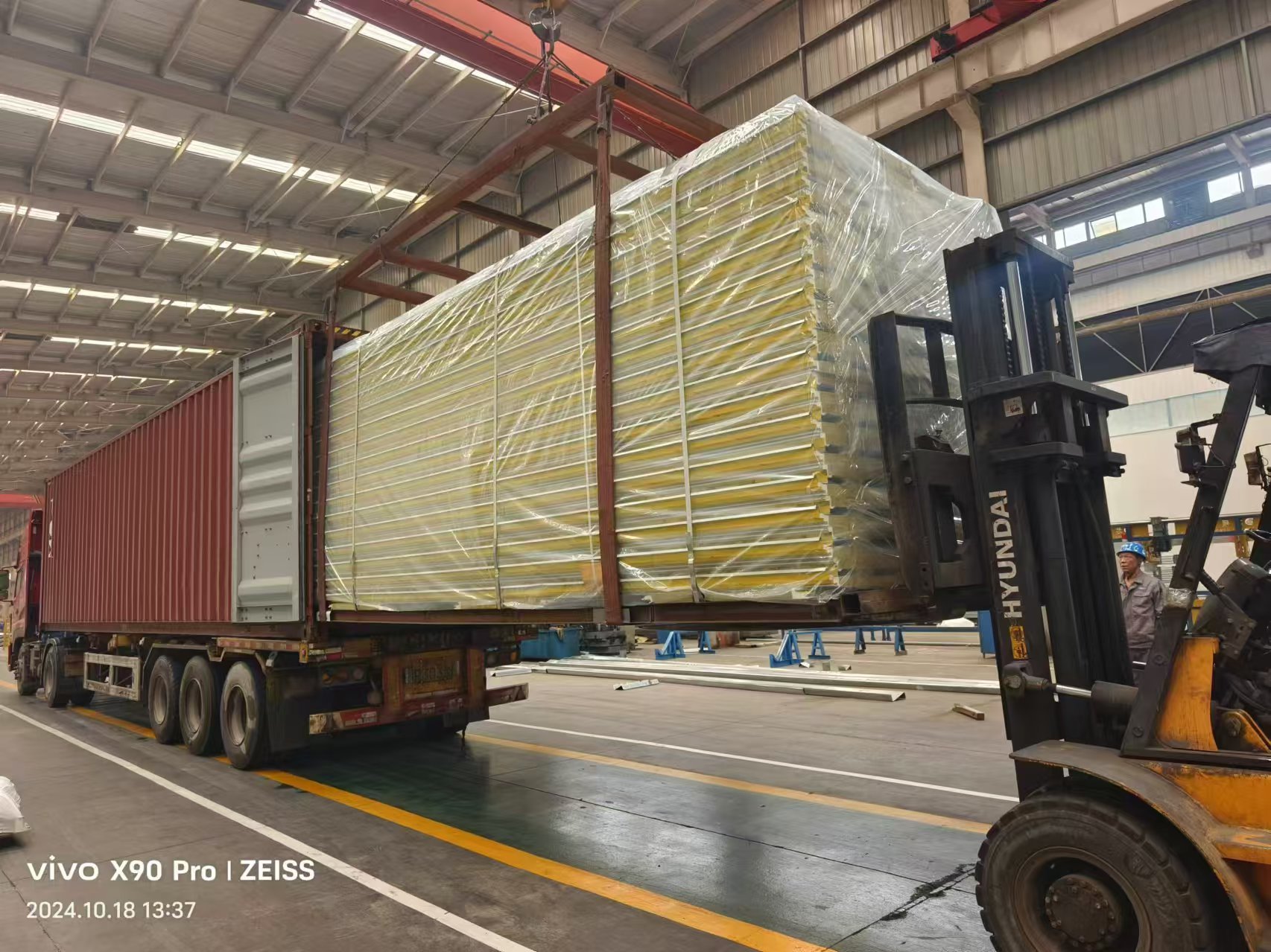 H‑beam steel‑structure building customizable clear‑span space detachable components used for processing factory storage warehouse and production workshop