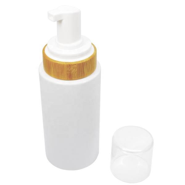 Cosmetic 43mm Liquid Soap Foam Pump with Bamboo for Bottle Envoironmet-Friendly