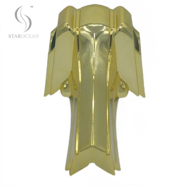 Color dorado suministros de accesorios para ataúdes, adornos para ataúdes de Navidad peso ligero 10#