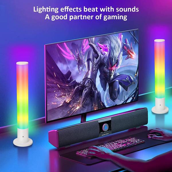 Design Cool Led Mood Light Tuya Wifi Control Dimming Led Table Lamp with RGB White