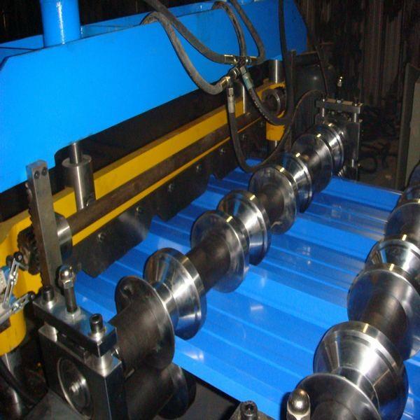Roof Tile Corrugated Roll Forming Machine with Comuter Control System for Shelving , HVAC