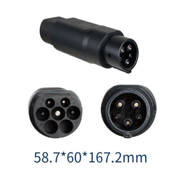 Type2 to J1772 EV Charging Adapter | Type1 to Type2 Converter | SAE J1772 Compatible