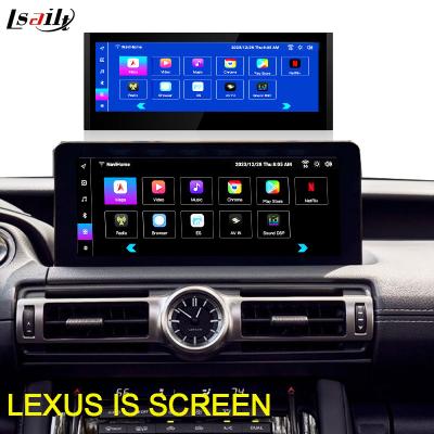 Pantalla Android 10.25 pulgadas de Lexus Qualcomm 8 núcleo GPS de navegación CarPlay Display para Lexus IS300 IS250 IS350 2020-2023