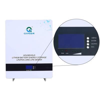 Wall Mounted Solar Energy Battery Power Grade A 51.2V 10kw 200ah