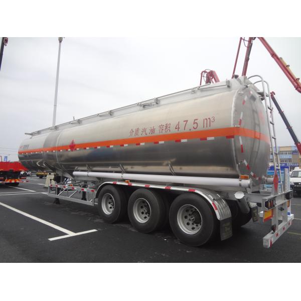 Aluminum Alloy Oil Tanker Semi Trailer with 40000 liters 56000 liters 60000 liters Capacity for Petrol Transport