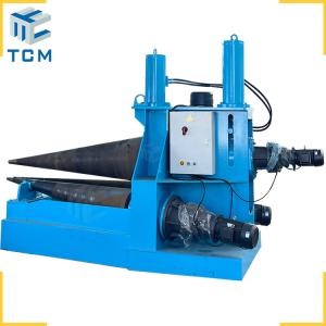 3 Rollers Hydraulic Cone Rolling Machine Steel Conical Cover Bender