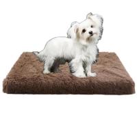 Fabricação por atacado, boa qualidade, chique, fofo, macio, confortável, em formato de pelúcia, tapete de cama para animais de estimação, gato e cachorro