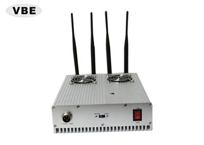 Escala de controle remoto 1 - 5m do construtor interno do sinal do jammer 2G/3G/4G do sinal do telefone celular, jammer interno do sinal do RF