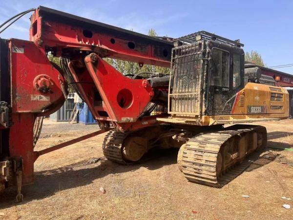 ISUZU 6HK1 Used Shacman Rig Machine maximum borehole diameter 1.8m