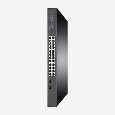 o interruptor 400W do ponto de entrada de 2G SFP 24GE Smart mergulha o interruptor SR-SG2226FP de 2 ethernet