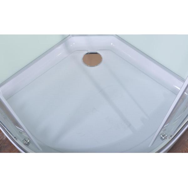 Comfort Waterproof Curved Corner Shower Enclosure Kits Free Standing Type