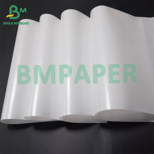 30gsm 60gsm Food Grade Single Side Glossy White Kraft Paper For Packaging Products