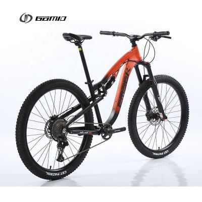 SHIMANO gear cycle GOMID full suspension Mountain bike trail bisiklet with 29*2.4 tire width and custom alloy soft tail