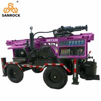 Machine de forage de puits d'eau montée sur remorque 260m Forage en eau profonde