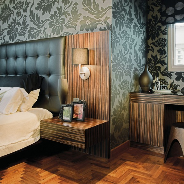 Luxury Leather White Bed Modern Soft Art Hotel Room Bed