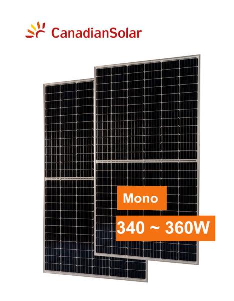 IEC61215 Canadian 144 Cells 340w Monocrystalline Solar Panels​