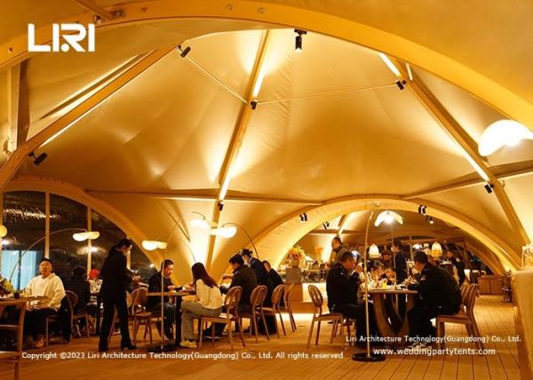 8m Luxury Teepee Glamping Tent  with Special Shape for Outdoor Event