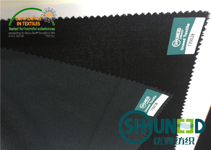 Broken Twill Weave Double Dot Heavy Weight Woven Interlining Fusible Interlining for Men's Suit