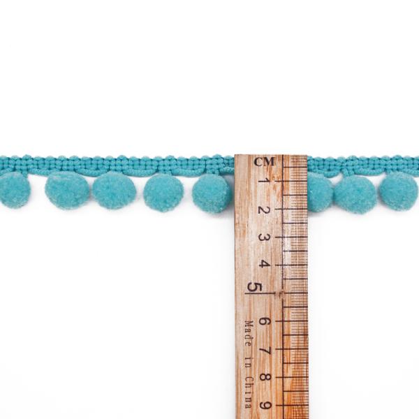 Pink 2cm 100% Polyester Pom Pom Trim Ball Fringe