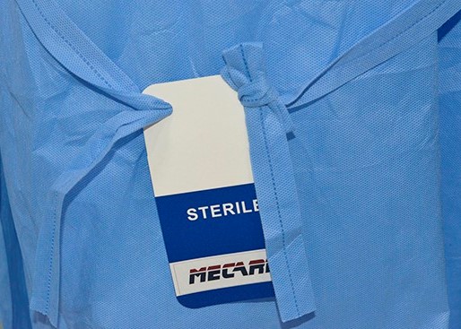 Одежды хирургии Spunlace хирургической мантии хлопка латекса устойчивое устранимой жидкое