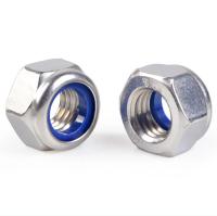 Din 982 Anti Theft Nut Galvanized Steel Insert Nylon Lock Antilose