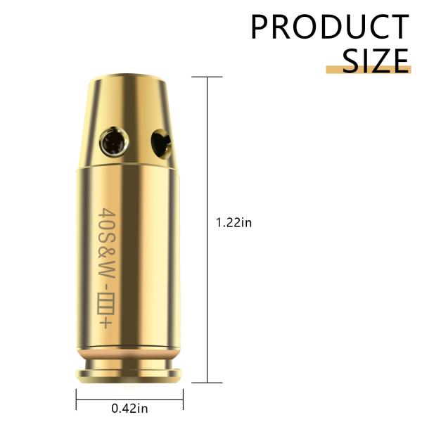 ODM Handgun Bore Laser Sight 40s＆W Green Dot Laser Boresighter
