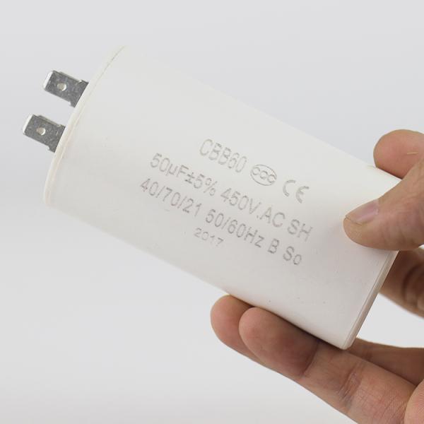 Durable Water Pump Parts Cbb60 50/60hz 450v Capacitor For Air Condition Running