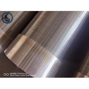 SS304 Slot 40 Johnson Profile Wire Water Well Screens For 400m Depth Wells