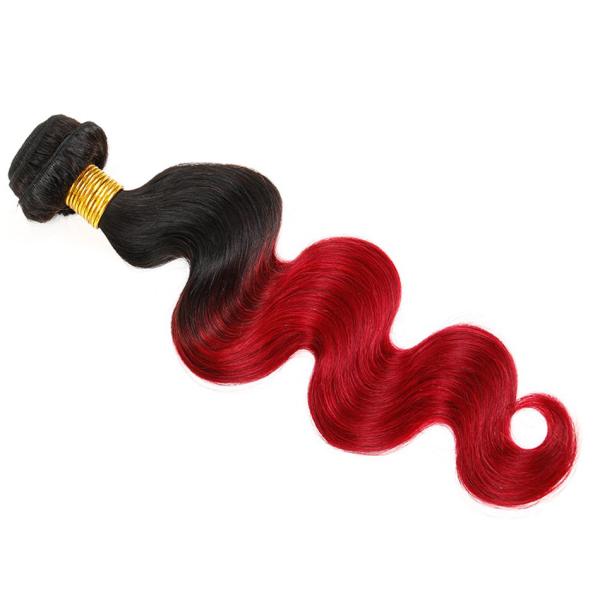 Extensões do cabelo humano de Ombre da forma 10 polegadas - cabelo macio e liso de 30 polegadas