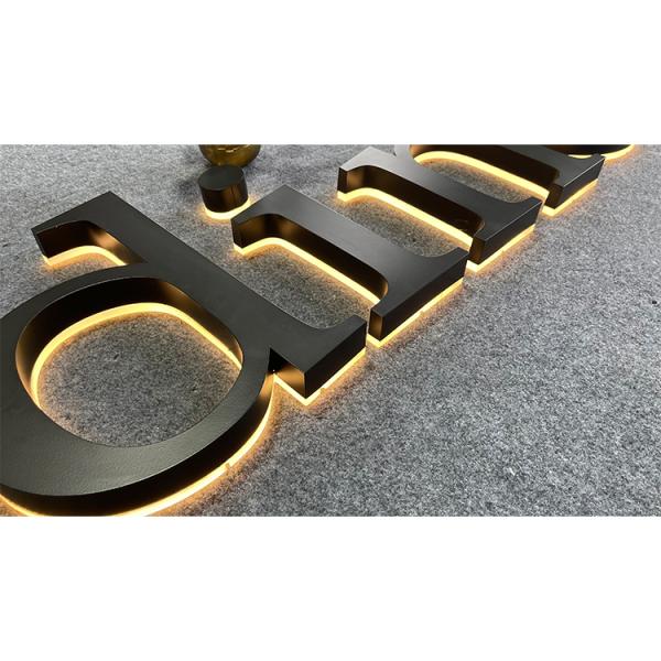 Latest Design Led Small Channel Letters Wall Mount Acrylic Sign Board Words