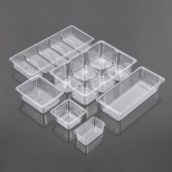 Hengmaster Food Grage Disposable Plastic Biscuit Disposable Snack 6-com PET Tray