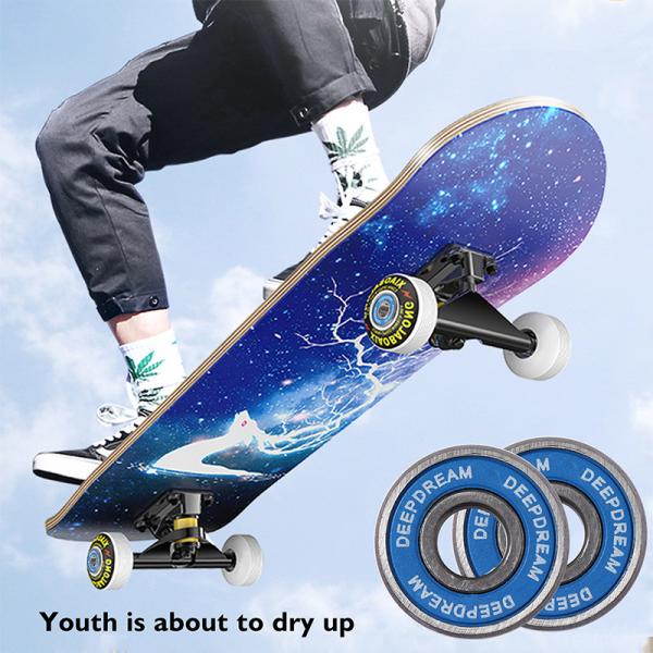 High Speed Precision 608 ZZ Skateboard Bearing 608 Rs 8x22x7mm Roller Longboard Skateboard Ball Bearing