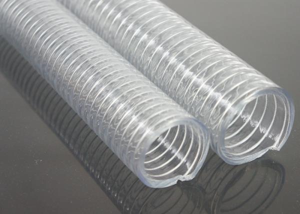 High Grade PVC Steel Wire Hose 3mm - 21.5mm Thickness For Drinking Water