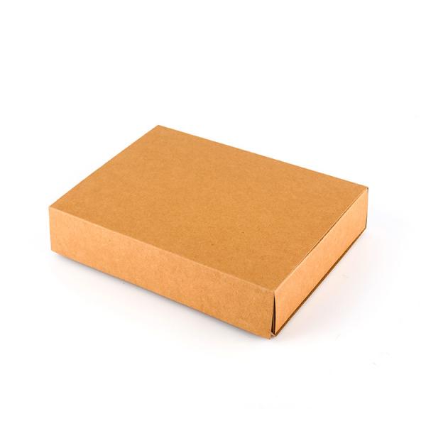 Caixa de biscoitos de papel kraft ecológico para embalagens de alimentos
