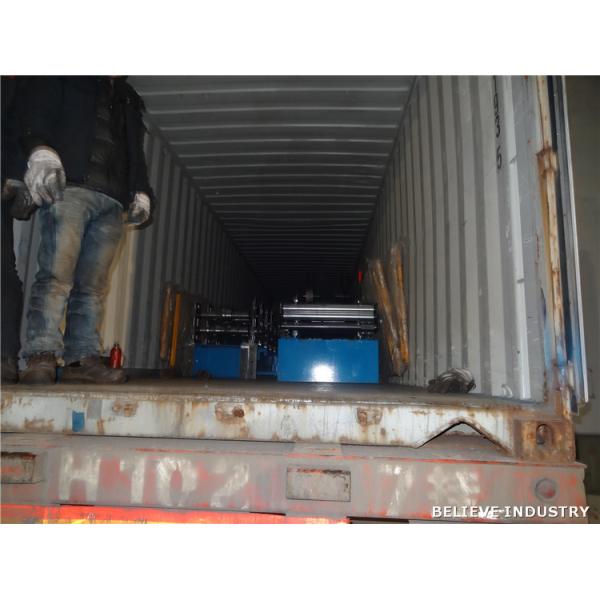 Seamless Half Round Gutter Roll Forming Machine With Side Panel Structure