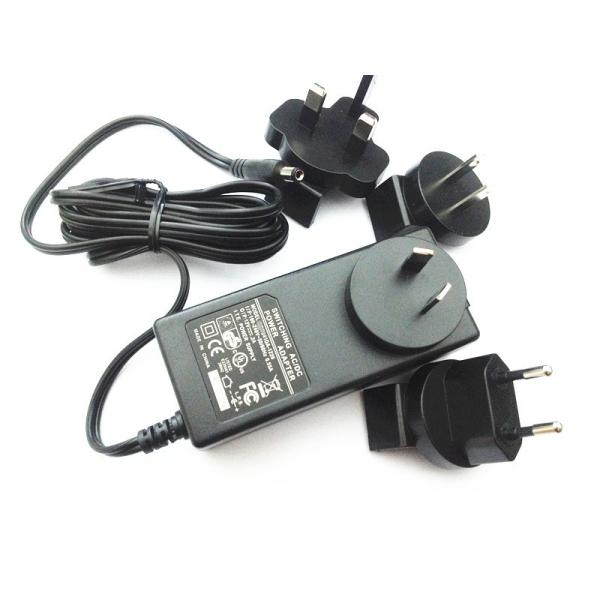 white color 12v 1A dc power adapter UL FCC PSE GS CE RCM BS1363 certification internationa