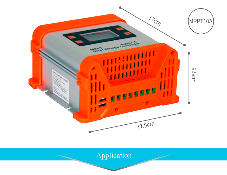 регулятор обязанности дома MPPT 12V 24V 20A солнечный для сети электропередач