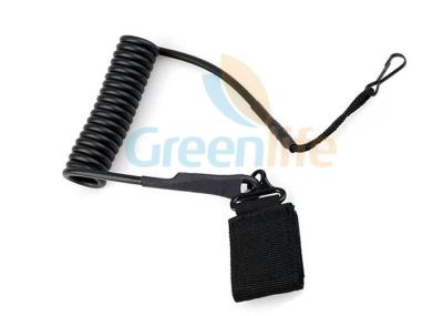 Elastic 1.4Metre Long Tactical Pistol Lanyard Long - Standing Customized