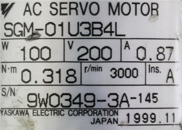 Industrial Servo Motor 1PC YASKAWA AC SERVO MOTOR SGM-01U3B4L NEW ORIGINAL