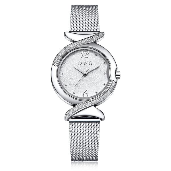 Elegant Alloy Quartz Watch , Fashion Wrist Watches One Year Warranty