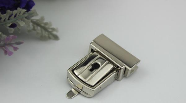 Custom Zinc Alloy Bag Metal Lock Closure Clasp Latch Button Buckle