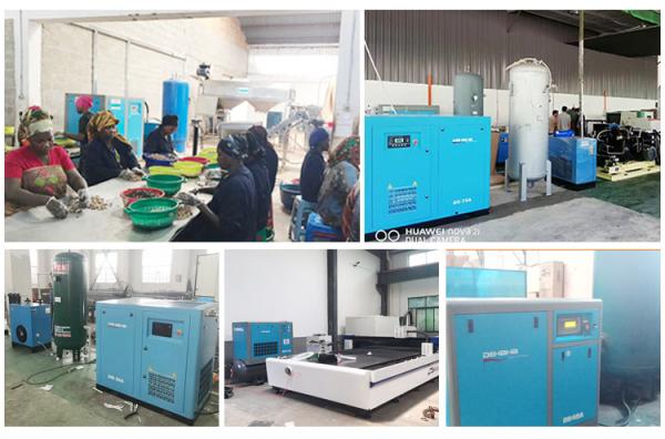 Compressor de ar de baixa pressão industrial 37kW 50hp 3 Bar Compressor de ar de parafuso elétrico