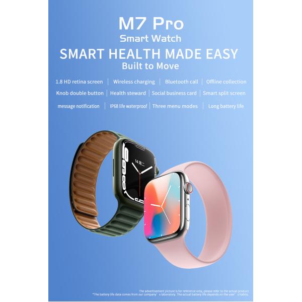 Los hombres tocan la pantalla M7 Fitness Tracker Smartwatch Múltiples modos deportivos