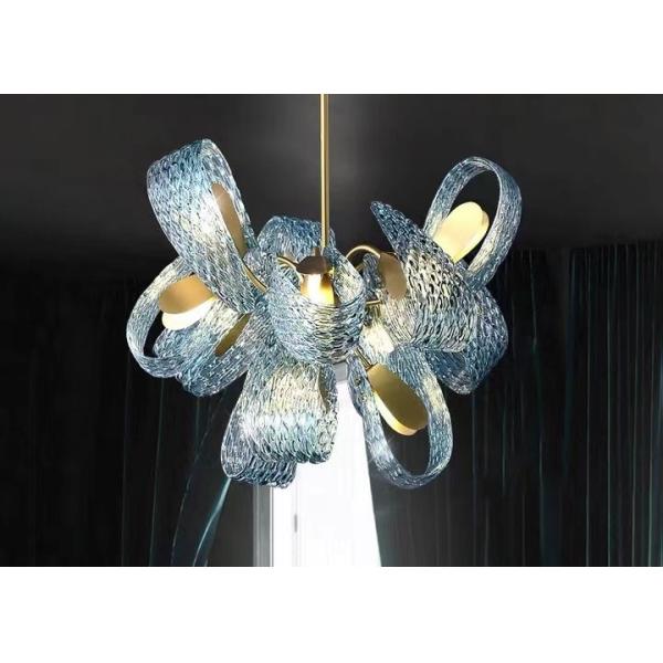 Luxury Hanging Fixture Firework Pendant Lights Led Lighting Modern Flower Glass Wall lamp
